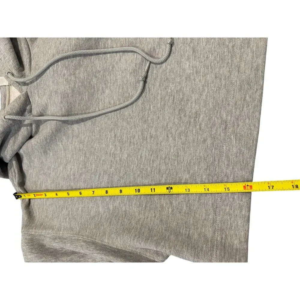 Alo Yoga Bae Hoodie Athletic Heather Gray Cropped Size S Activewear